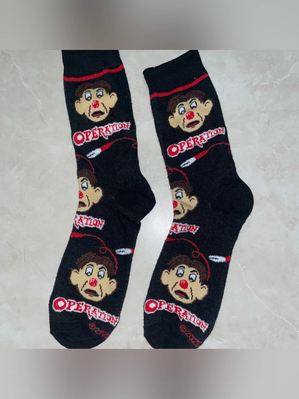 NWOT Men’s Operation! Tall Novelty Socks